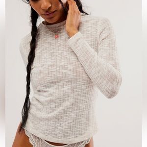 Free People Long-sleeve Layering Top